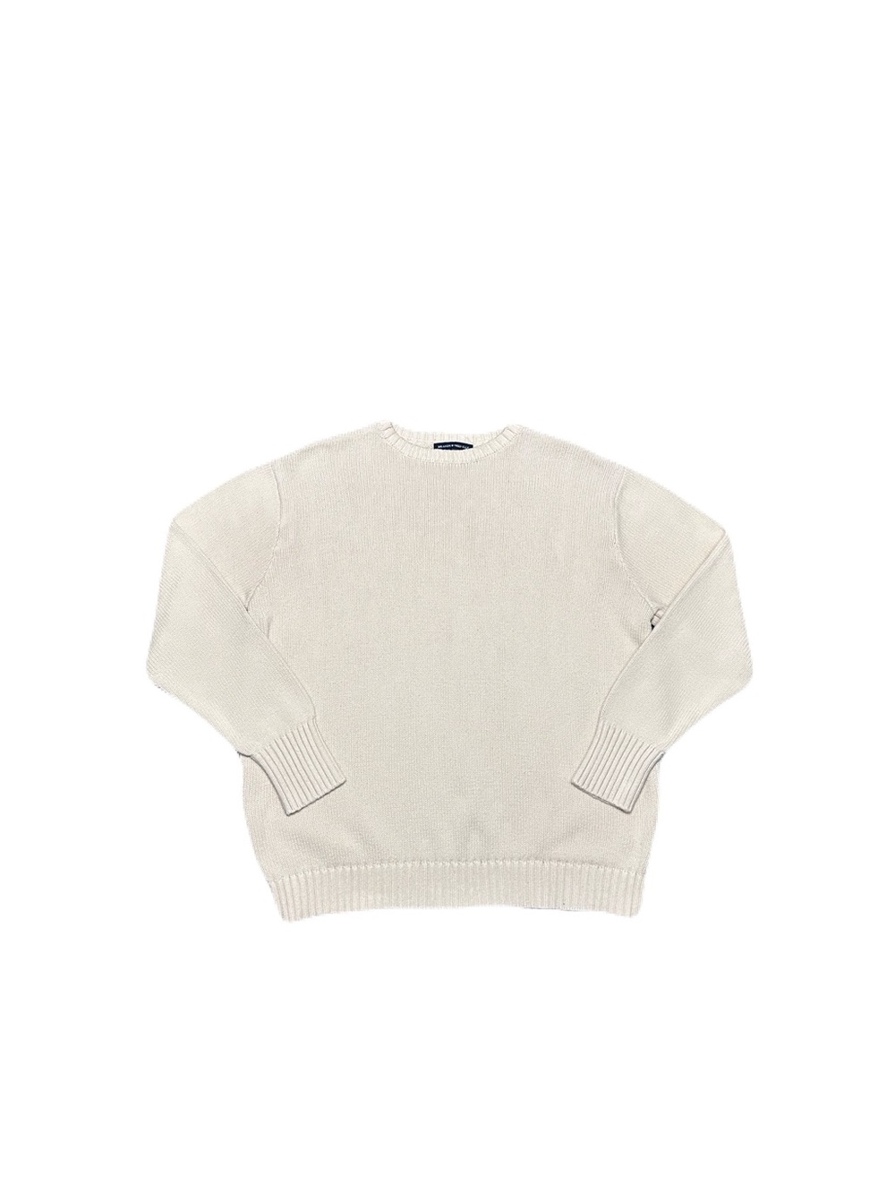 Brandy Melville Cream Ivory Knit Crewneck Sweater Pullover